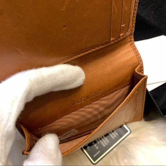 ❌SOLD❌Vintage Chanel caviar leather bi fold card holder case brown - Picture 5 of 5